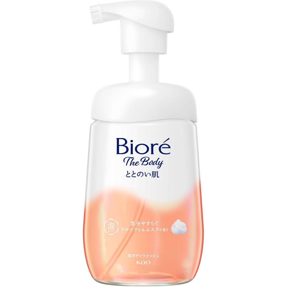 ビオレ ザ ボディ ととのい肌 泡タイプ フルーティ&ムスクの香り ポンプ 【480ml】(花王)