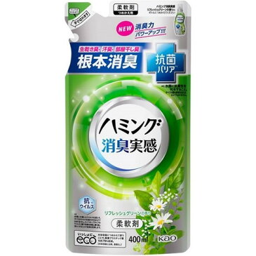 ハミング消臭実感　リフレッシュグリーンの香り　つめかえ用　【400ml】(花王)