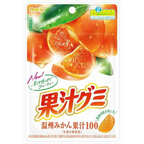果汁グミ　温州みかん　【54g×10個】(明治)