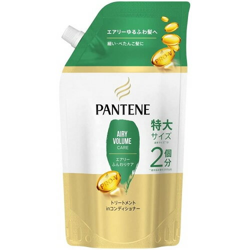 パンテーン　エアリーふんわりケア　トリートメントinコンディショナー　つめかえ用　特大サイズ　【600g】(P&G)