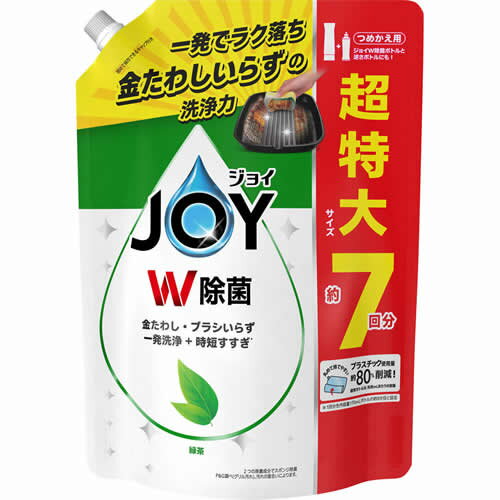 除菌ジョイコンパクト　緑茶　つめかえ用　超特大　【910ml】(P&G)