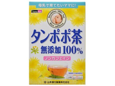 タンポポ茶　無添加 100%　ティーバッグ【2g×20包】（山本漢方）【健康茶】