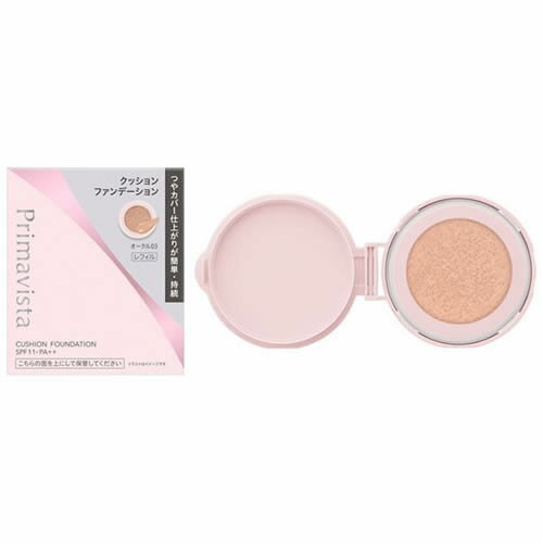 Rakuten - ソフィーナ　プリマヴィスタ　グロウカバー　クッション　オークル03　【11.5g】(花王)
