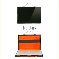 【PROTEX】ブリーフケース/MacBookケースbit(ビット)ブラック×スエードレザー
