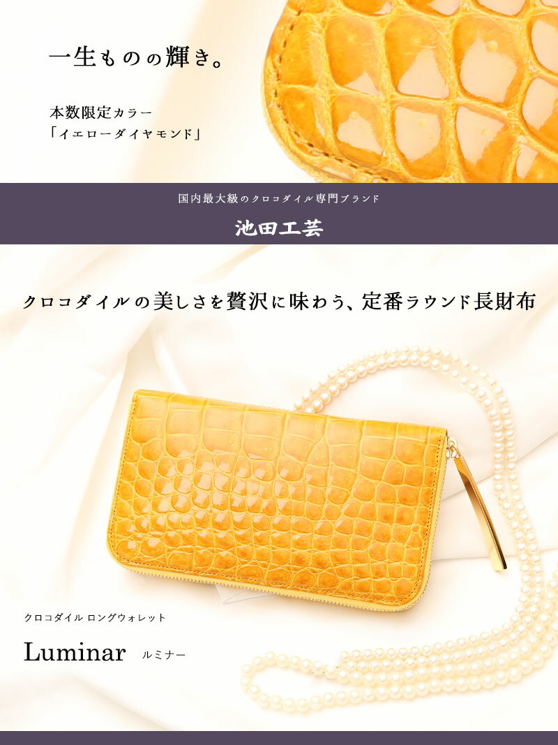【池田工芸】一生ものの輝き。クロコダイルの美し...の紹介画像2