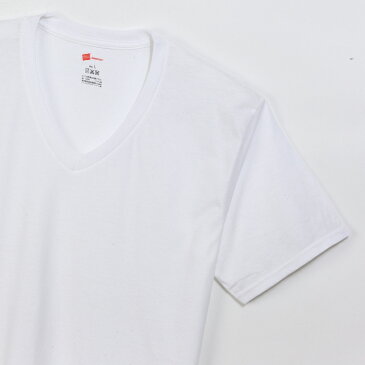【公式】ヘインズ Hanes 大きいサイズ【3枚組】 Tシャツ 綿100% Hanes オープンエンドVネック Tシャツ 19FW グローバルバリューライン (HM1EG753)
