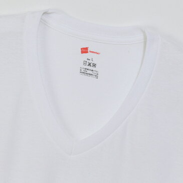 【公式】ヘインズ Hanes 大きいサイズ【3枚組】 Tシャツ 綿100% Hanes オープンエンドVネック Tシャツ 19FW グローバルバリューライン (HM1EG753)