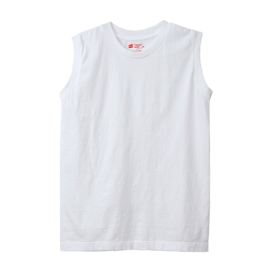 【公式】ヘインズ Hanes ウィメンズ ジャパンフィット【2枚組】スリーブレスTシャツ 5.3oz 24SS Japan Fit for HER (HW5317)★ ノースリーブ フレンチ トップス レディース 無地 半袖 白T 白Tシャツ カットソー ノースリ インナー 綿 コットン ママ パックT