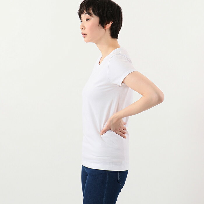 ＜クーポン対象外＞【公式】ヘインズ Hanes ウィメンズ ジャパンフィット【2枚組】クルーネックTシャツTシャツ 21SS Japan Fit for HER (HW5320)