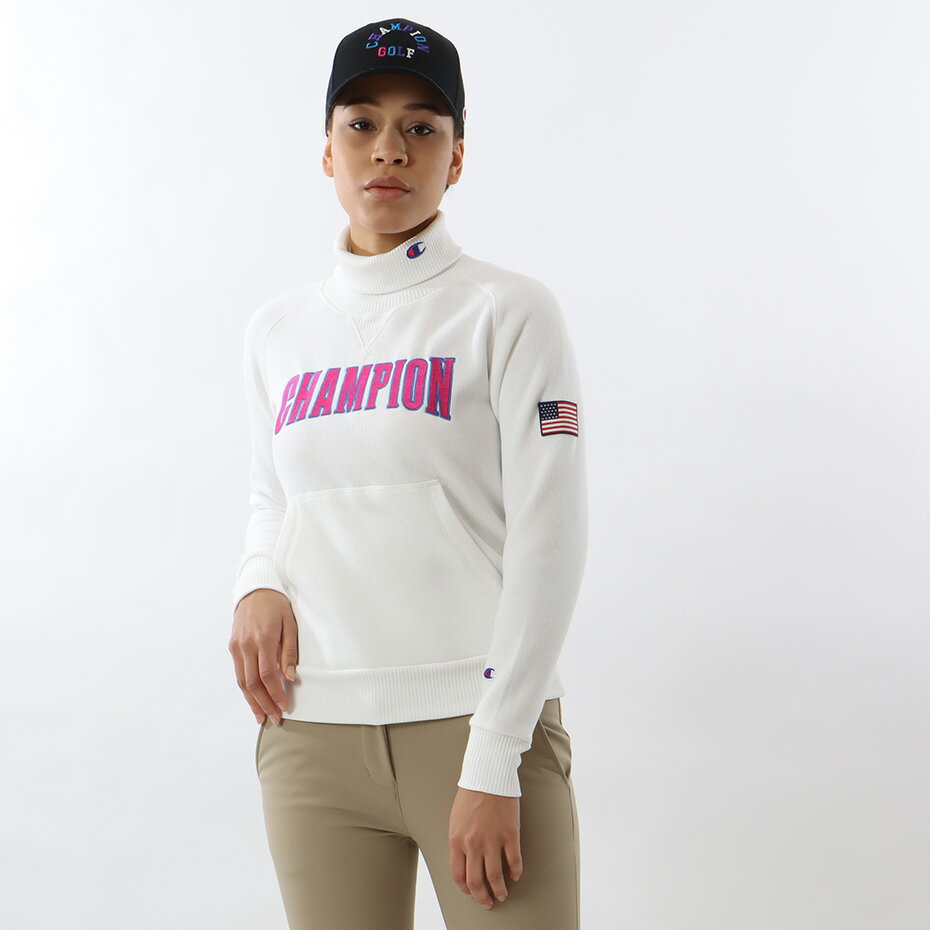 【公式】チャンピオン【50%OFFセール】Champion ウィメンズ タートルネックシャツ 22FW GOLF(CW-WG607)★レディース 女性用 女性