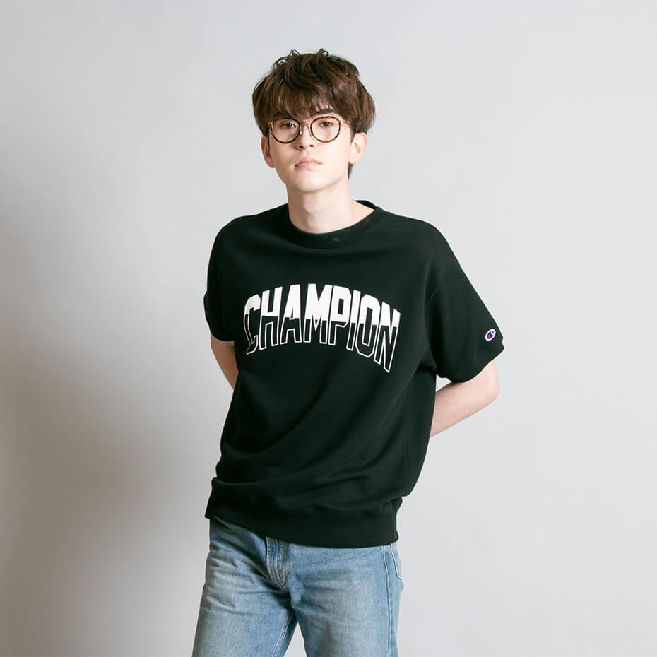 【公式】チャンピオン【30%OFFセール】Champion ショートスリーブクルーネックスウェットシャツ 22SS ベーシック(C3-V010)★セール品は商品不備以外 返品交換不可