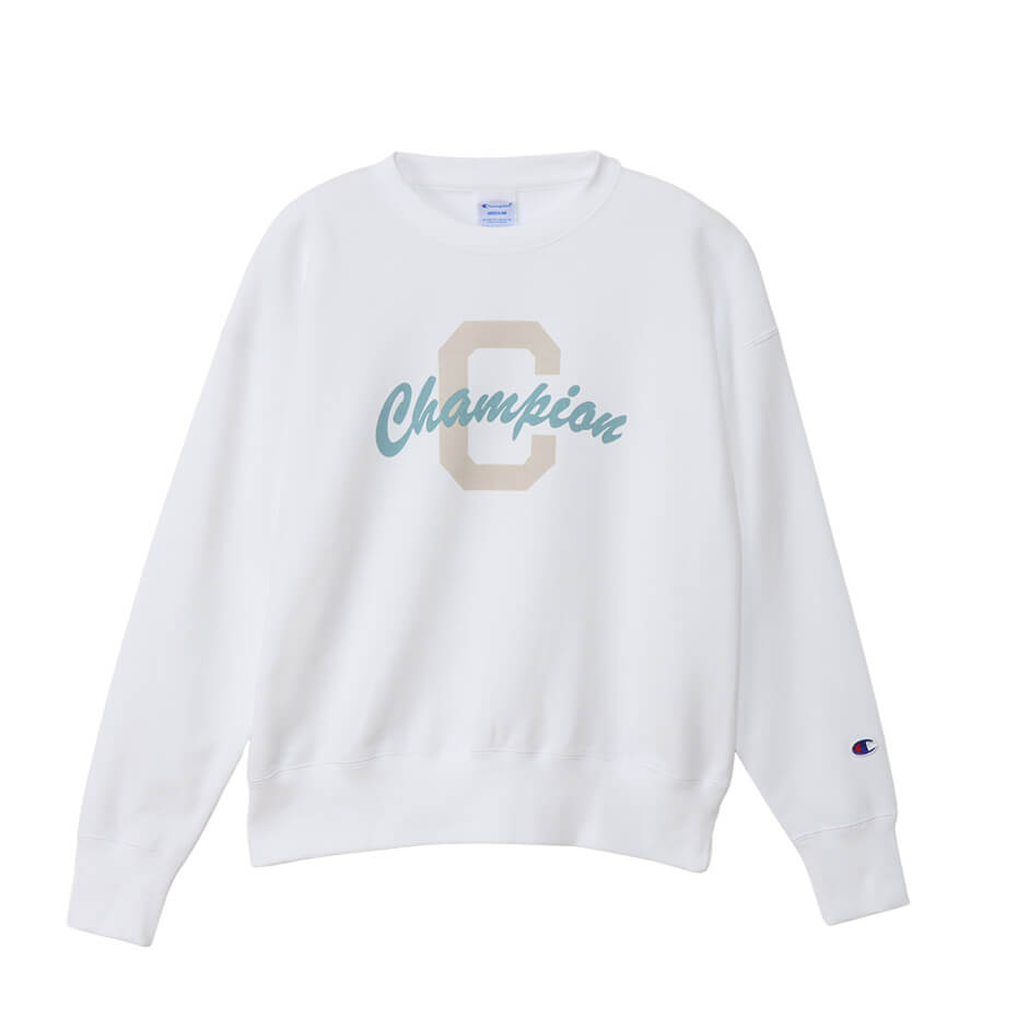 【公式】チャンピオン【30%OFFセール】Champion ウィメンズ クルーネックスウェットシャツ 23FW (CW-Y016)★レディース 女性用 女性 sweat スウェット ( トレーナー ) BASIC+ 2