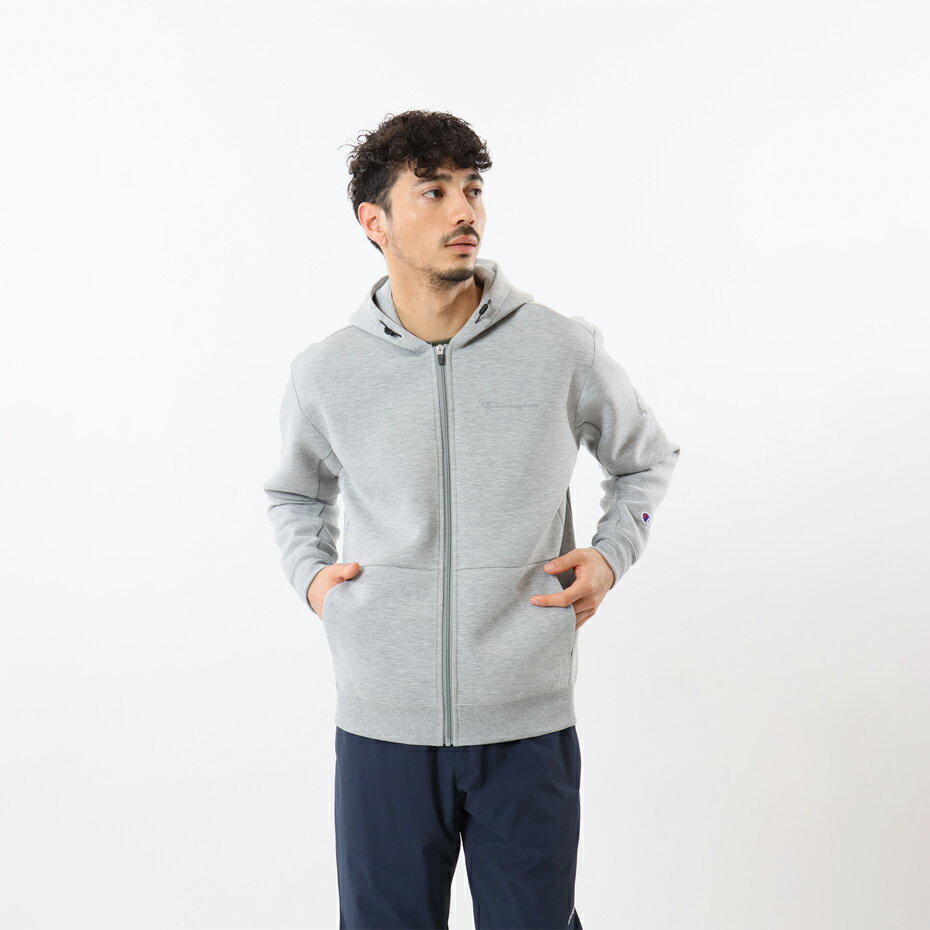 チャンピオン 【公式】チャンピオン【30%OFFセール】Champion テックウィーブ 3LS ジップフーデッドスウェットシャツ 23FW スポーツ(C3-YS101)★ メンズ レディース sweat スウェット ( トレーナー ) フード付き スポーツウエア スポーツウェア トレーニングウエア