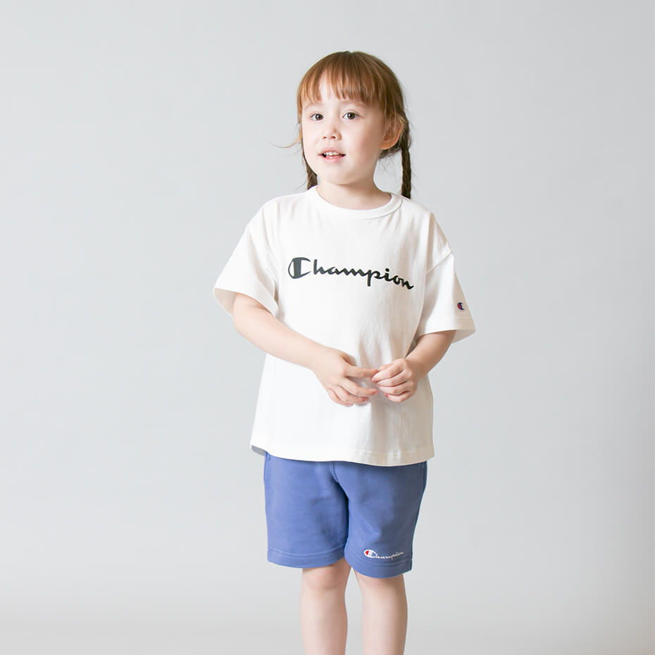 【公式】チャンピオン【30%OFFセール】Champion キッズ ショートスリーブTシャツ 23SS ベーシック(CK-X304)★半袖 子供 子ども こども 子供服 ジュニア キッズ服 女の子 男の子のサムネイル