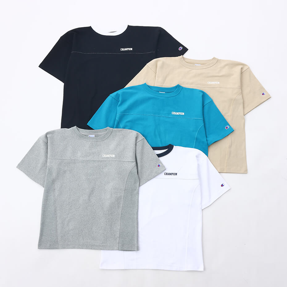 【公式】チャンピオン【30 OFFセール】Champion ウィメンズ リバースウィーブ(R) ショートスリーブTシャツ 23SS (CW-X302)★半袖 レディース 女性用 女性 reversweave sweat スウェット ( トレーナー ) ストレッチ パーカー ジップアップ