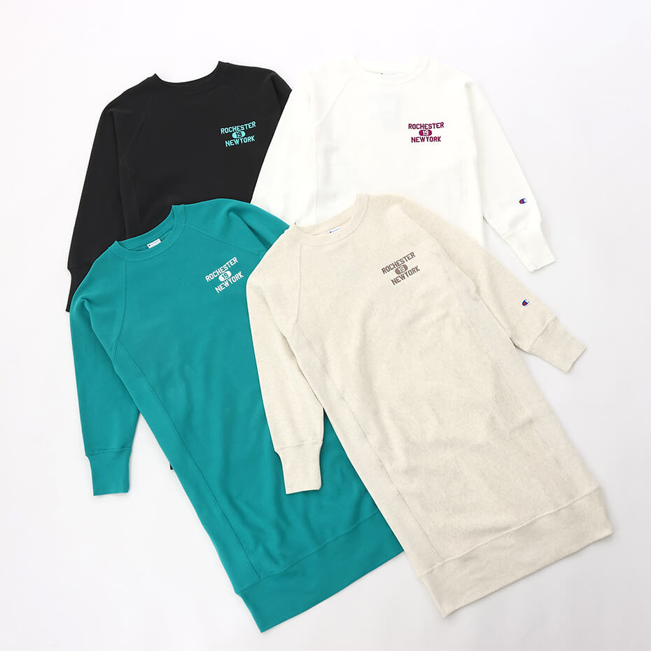 【公式】チャンピオン【30%OFFセール】 Champion ウィメンズ リバースウィーブ(R) ワンピース 23SS (CW-X003)★レディース 女性用 女性 reversweave sweat スウェット ( トレーナー ) ストレッチ パーカー ジップアップのサムネイル