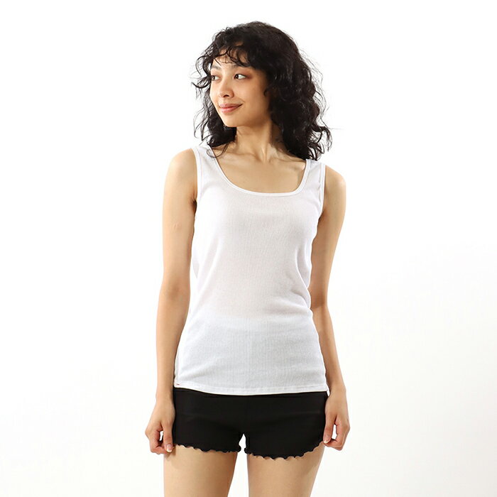 【公式】ヘインズ Hanes【70%OFFセール】Hanes Global Line タンクトップ Hanes Global Line ヘインズ（HW2EX102)★ タンク タンクトップ ノースリ ノースリーブ レディース 女性用 女性 下着 インナー インナーウエア アンダーウエアのサムネイル