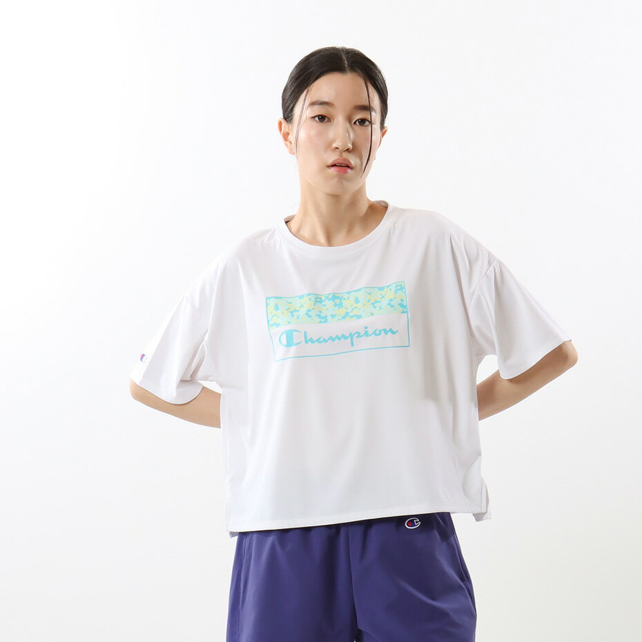 【公式】チャンピオン【30%OFFセール】Champion ウィメンズ ショートスリーブTシャツ 23SS スポーツ(CW-XS302)★半袖 レディース 女性用 女性 スポーツウエア スポーツウェア トレーニングウエア