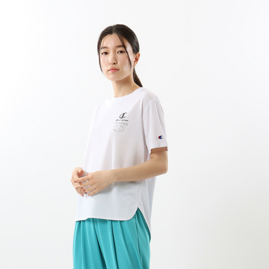 6/4(火)20時～6/11(火)2時 20%OFFクーポン配布中チャンピオンChampion ウィメンズ ショートスリーブTシャツ 23SS スポーツ(CW-XS308)★半袖 レディース 女性用 女性 スポーツウエア スポーツウェア トレーニングウエア