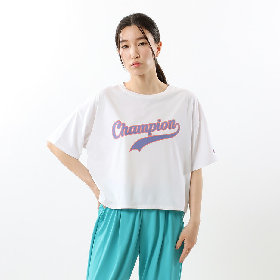 チャンピオン 【公式】チャンピオン【30%OFFセール】Champion ウィメンズ ショートスリーブTシャツ 23SS スポーツ(CW-XS311)★半袖 レディース 女性用 女性 スポーツウエア スポーツウェア トレーニングウエア