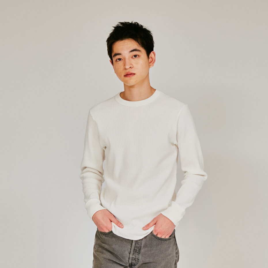 【公式】ヘインズ Thermal Top クルーネックロングスリーブ 23FW【秋冬新作】ヘインズ(HM4-Y203)のサムネイル