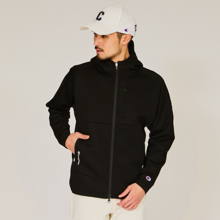 【公式】チャンピオン Champion テックウィーブ 3LS ジップフーデッドスウェットシャツ 24FW 【秋冬新作】GOLF チャンピオン(C3-AG102)