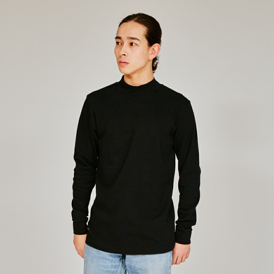 【公式】ヘインズ スエードニット ハイネックロングスリーブTシャツ 24FW【秋冬新作】ヘインズ(HM4-A205)★ 長袖 ロンt メンズ レディース ユニセックスのサムネイル