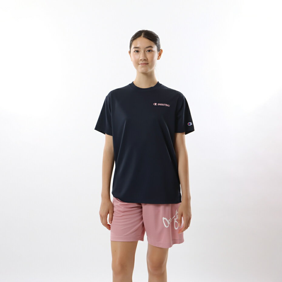 【公式】チャンピオン Champion ウィメンズ ショートスリーブTシャツ 24SS 【春夏新作】BASKETBALL チャンピオン(CW-ZB316)★ レディース 女性用 女性 スポーツウエア ジム ウエア 半袖 Tシャツ