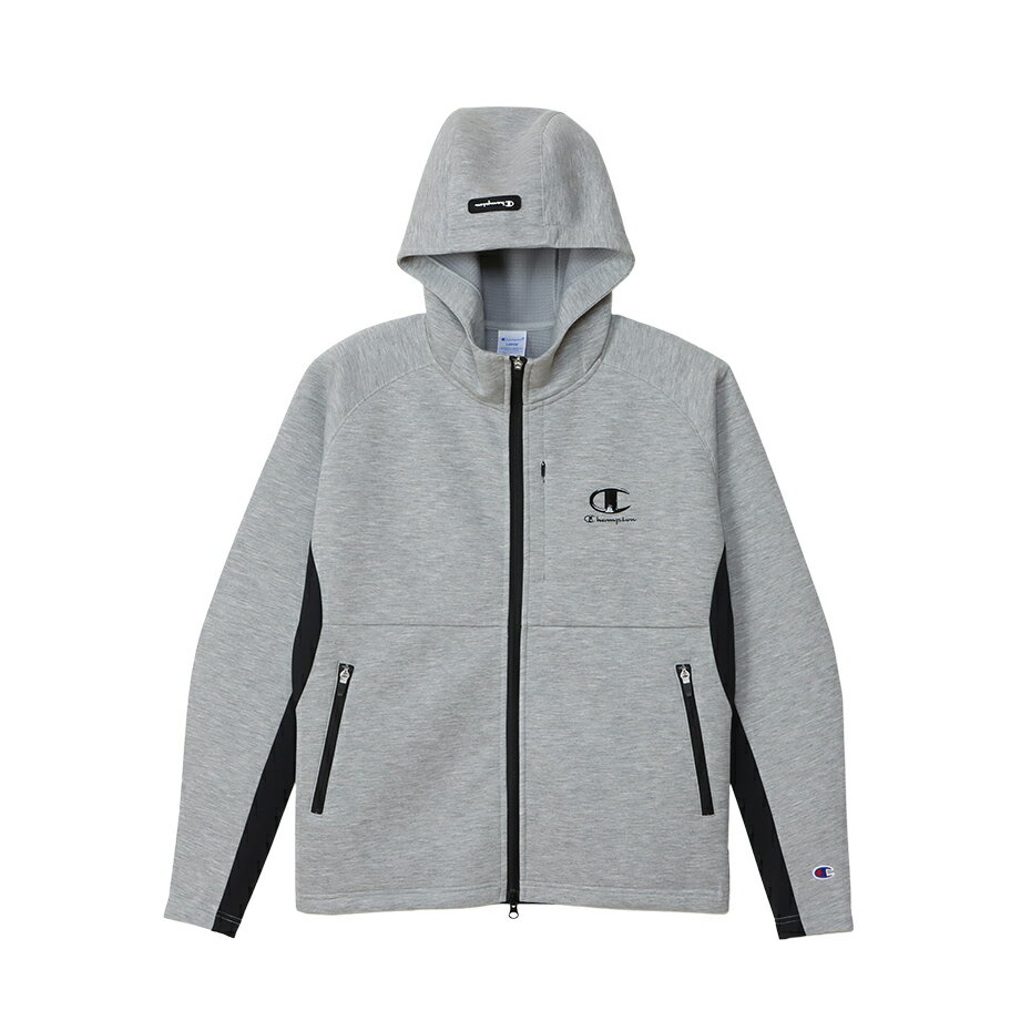 【公式】チャンピオン【30%OFFセール】Champion テックウィーブ(R)3LS　ジップフーデッドスウェットシャツ 24SS 【春夏新作】GOLF チャンピオン(C3-ZG102)★ メンズ レディース スポーツ スポーツウエア ユニセックス トレーニング ゴルフ ゴルフウエア ゴルフシャツ