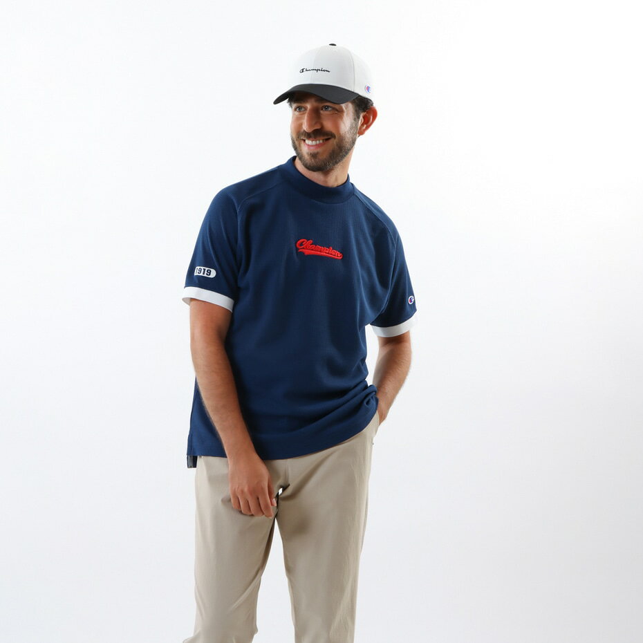 チャンピオン Champion モックネックシャツ 24SS GOLF チャンピオン(C3-ZG306)★ メンズ レディース スポーツ スポーツウエア ユニセックス トレーニング ゴルフ ゴルフウエア ゴルフシャツ