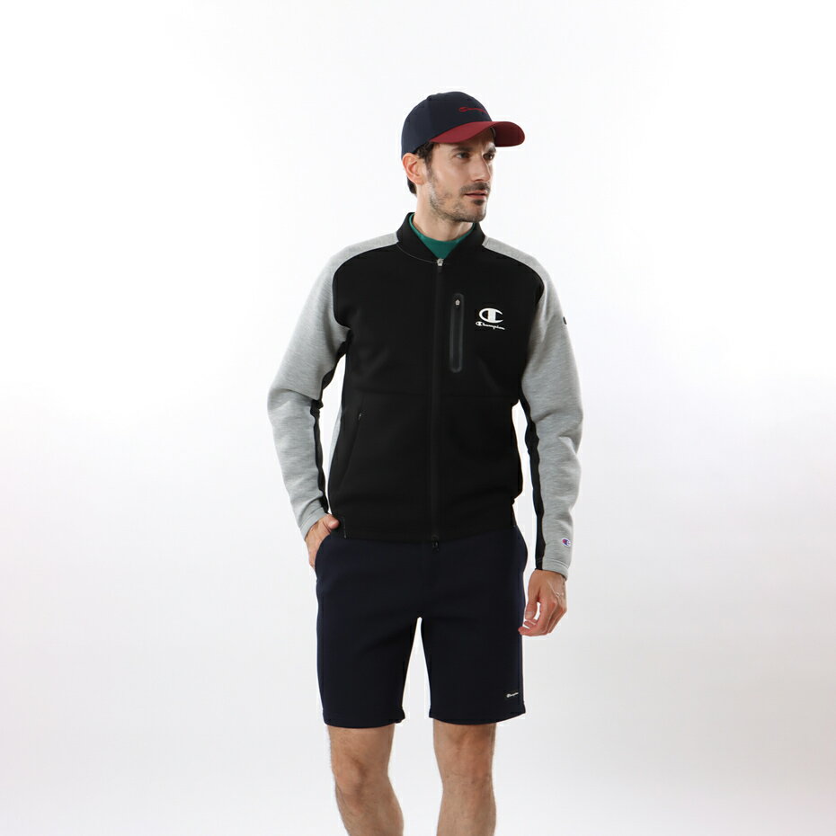 【公式】チャンピオン【30%OFFセール】Champion テックウィーブ(R)3LS テリー ジップ　スウェットシャツ 24SS 【春夏新作】GOLF チャンピオン(C3-ZG603)★ メンズ レディース スポーツ スポーツウエア ユニセックス トレーニング ゴルフ ゴルフウエア ゴルフシャツ