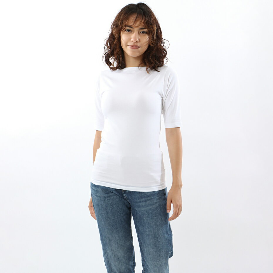 【公式】ヘインズ Hanes ボートネックハーフスリーブTシャツ 24SS【春夏新作】Hanes ヘインズ HW1-Z101 ★ tシャツ 半袖 レディース 女性用 女性 下着 インナー インナーウエア アンダーウエア