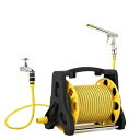 水車収納ラック付きの全合金製水パイプは防爆仕様で、花や野菜への水やりに最適です。庭での使用に最適な合金製ウォーターガンです。 ( m)