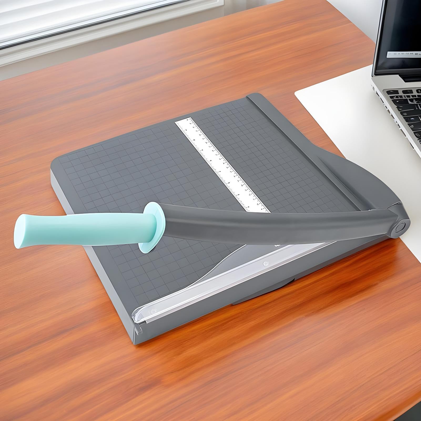 ストレートペーパーカッター - スクラップブック用 ポータブルスライサー | 日記 子ども 教室 スクラップブッキング 包装 作業用 多機能ツール(3)