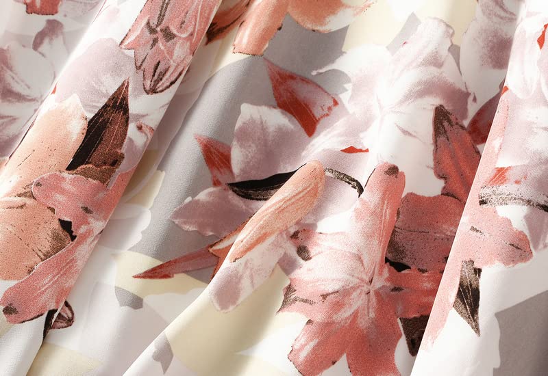 ロング スカート レディース 春 夏 花柄 ハイウエスト ウエストゴム ふんわり 着痩せ 体型カバー Aライン ロングスカート 普段着 通勤 通学