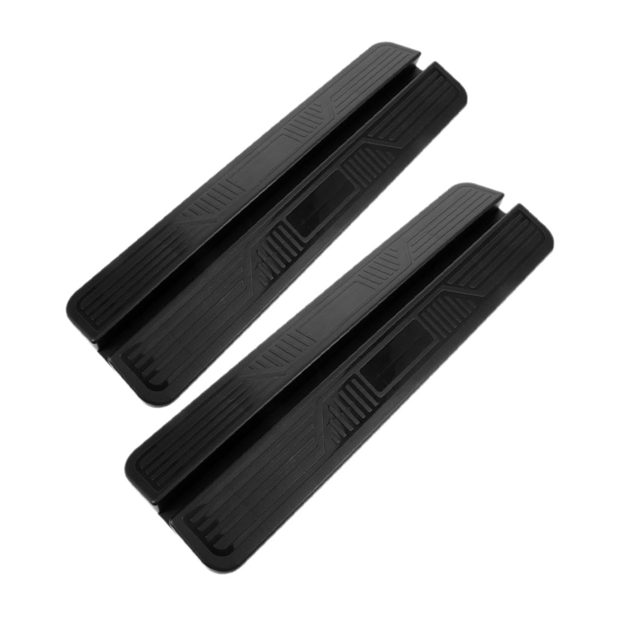 2個 ガードレールペダル ドアシルが上がる ドア敷居スロープ 屋内出入り口用の犬用ゲート 屋内のしきい値スロープ 出入り口用の背の高い犬用ゲート 出入り口の敷居 pp Black