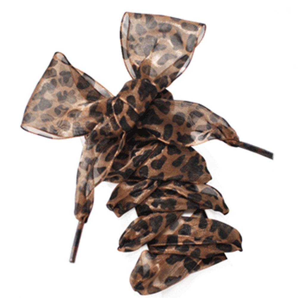 ブーツひも、子供用靴ひも、靴ひもサテンリボンシフォンワイドフラットレースオーガンザロープ子供用大人スニーカーシューズピンク、130cm (Color : Brown#b) Brown#b -