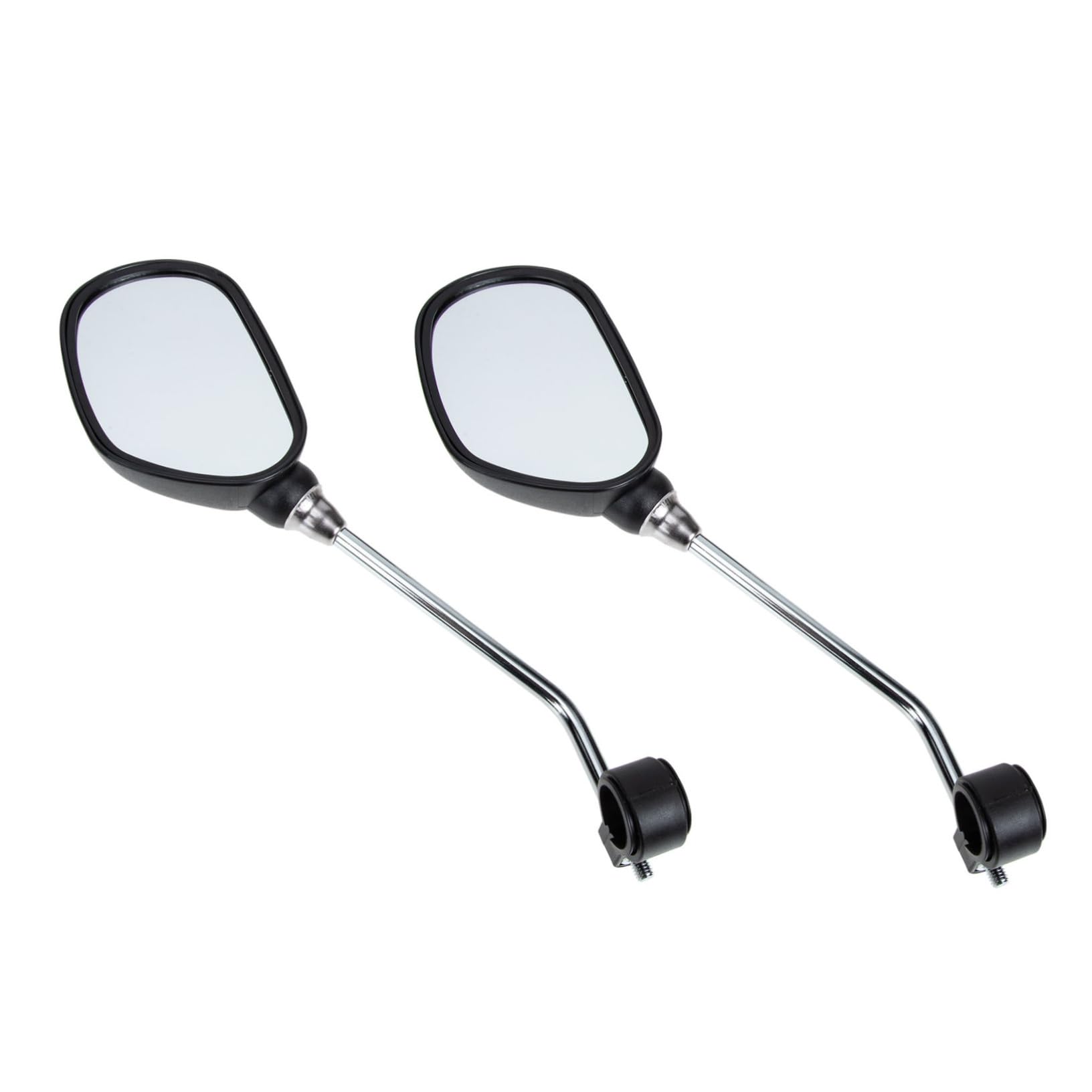 耐擦り傷ガラス 製 自転車後方ミラー 対 取付簡単 ハンドルバー対応 ...(3)