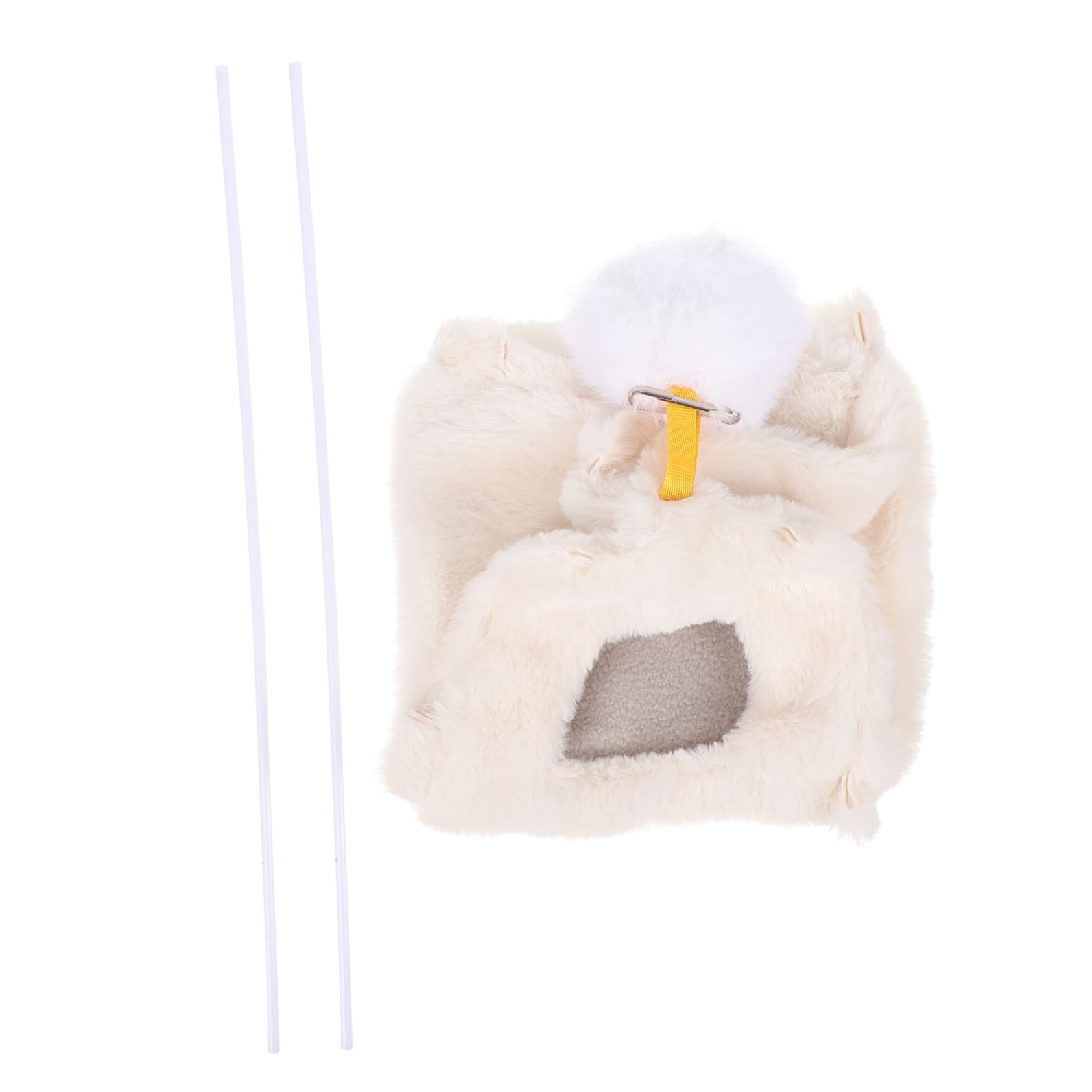 加绒厚手ウォームバードネスト 小鳥用ぬくもり寝床 快適通気性ぬいぐるみ素材 鳥の遊び場 休憩所 ペット用暖房ハウス