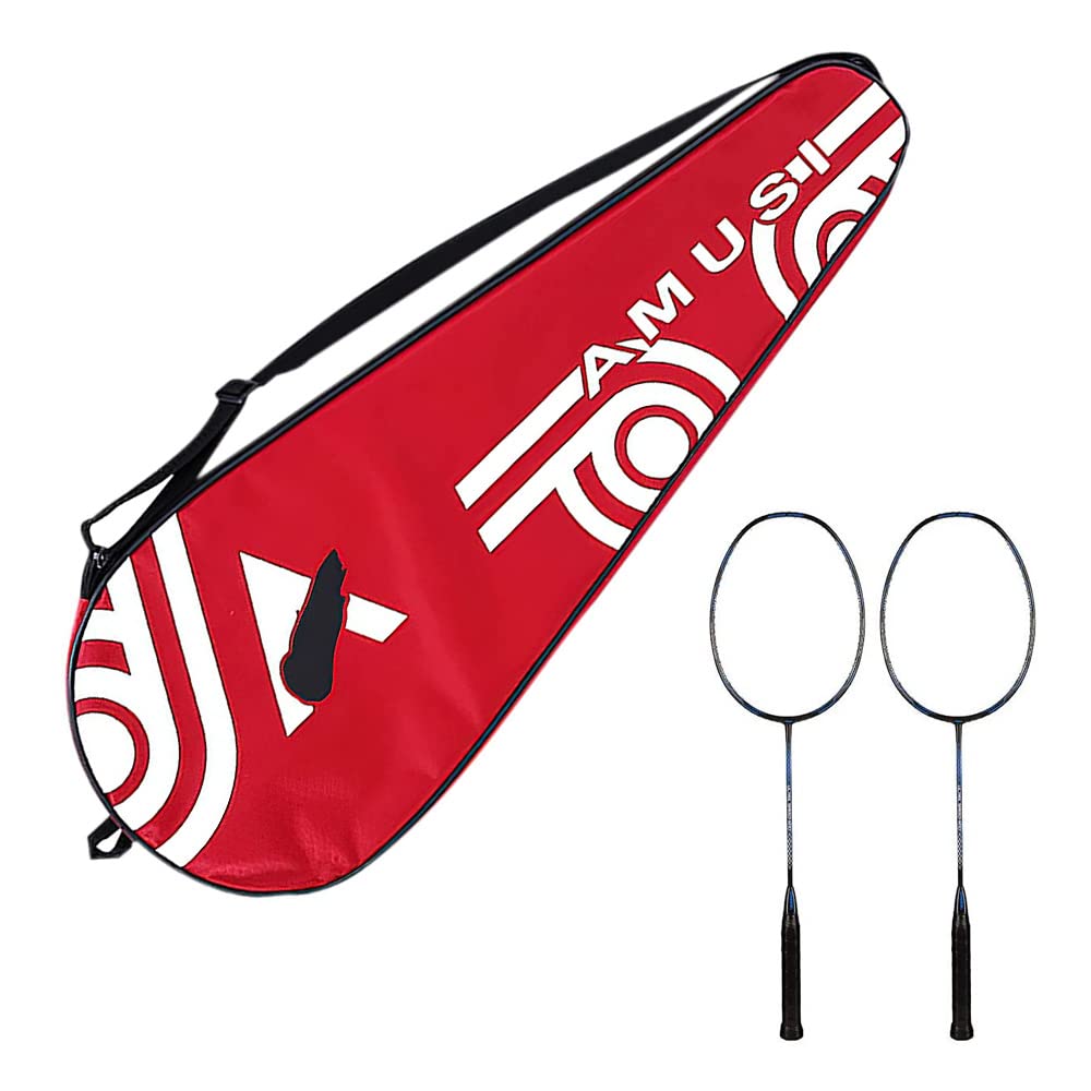 (あき) ラケットバッグ バドミントン 2本用 ラケットケース 肩掛け ワンショルダー バドミントンケース..