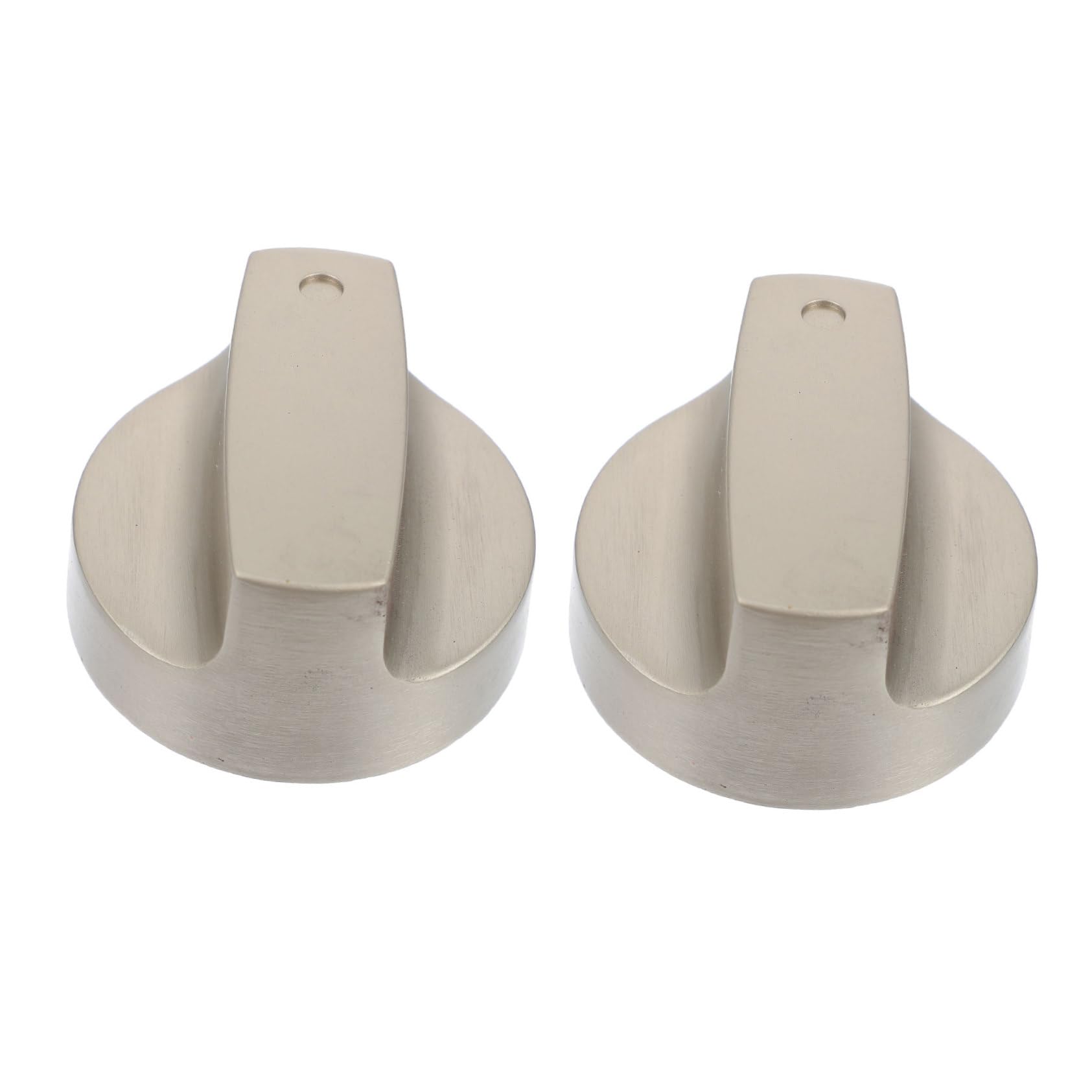 2個 ガスコンロ用高耐熱属製コントノブ 耐久性と操作性に 凸形状ハンドル 簡単取り付けで温調節可能 ガ..