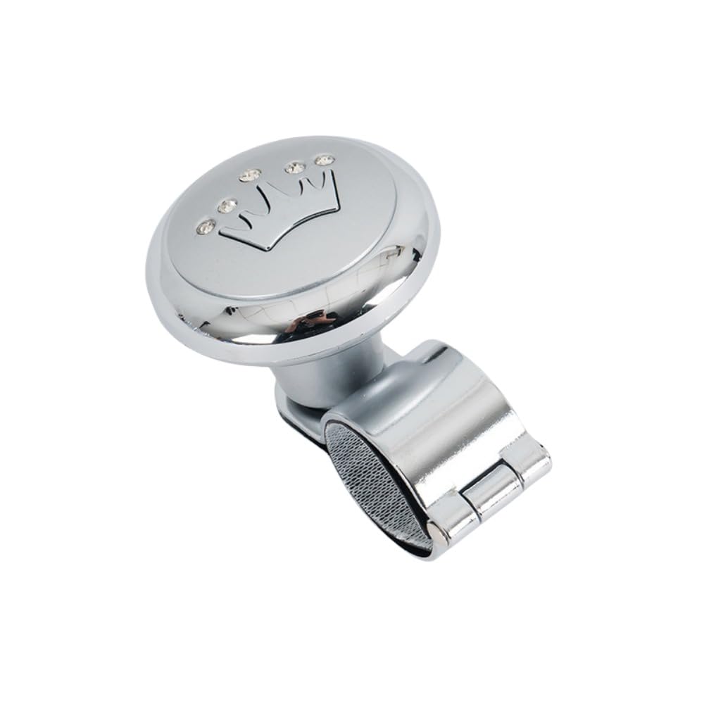 ハンドルスピンナー ハンドルノブ ステアリングホイールエイド カーアクセサリ トラック 2個入 (ブラッ..