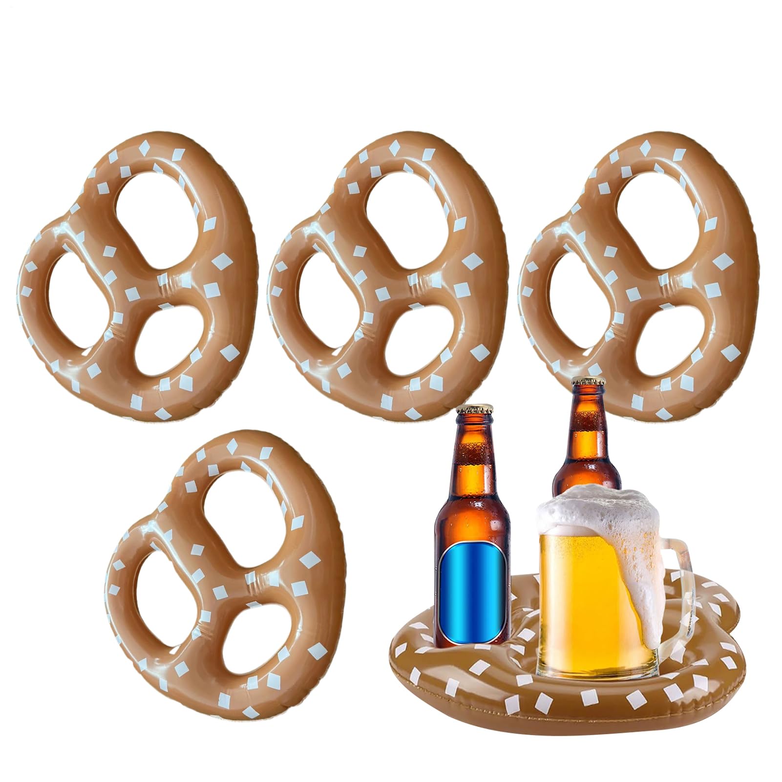 オクトーバーフェスト 装飾 | 5 点 プレッツェル パーティー 装飾,38センチ インフレータブル イベント..