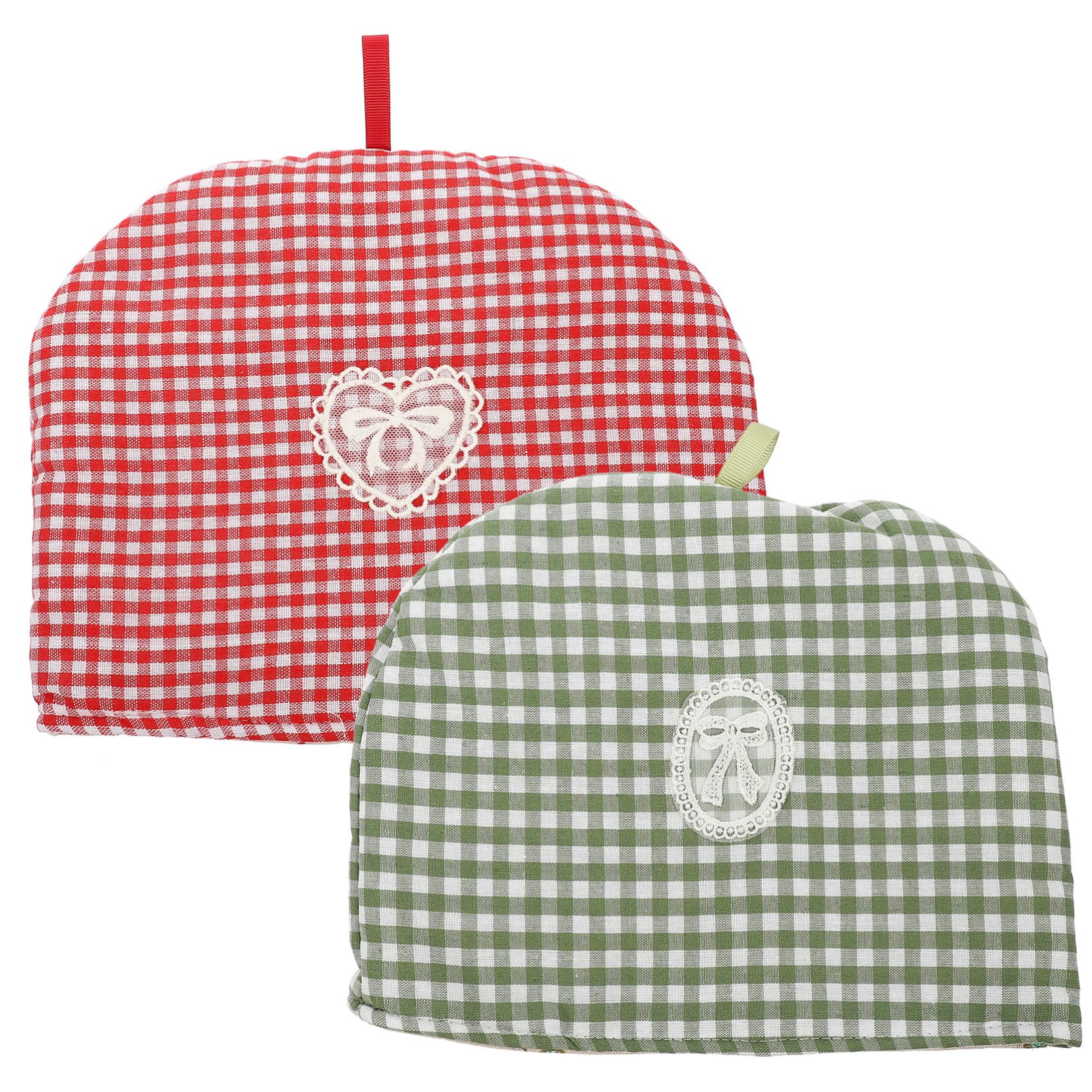 2個 保温套 製断熱ティーポットカバー 軽量保温スリーブ 無臭 耐久性 ケトル用 茶器適用 簡単手洗い可能