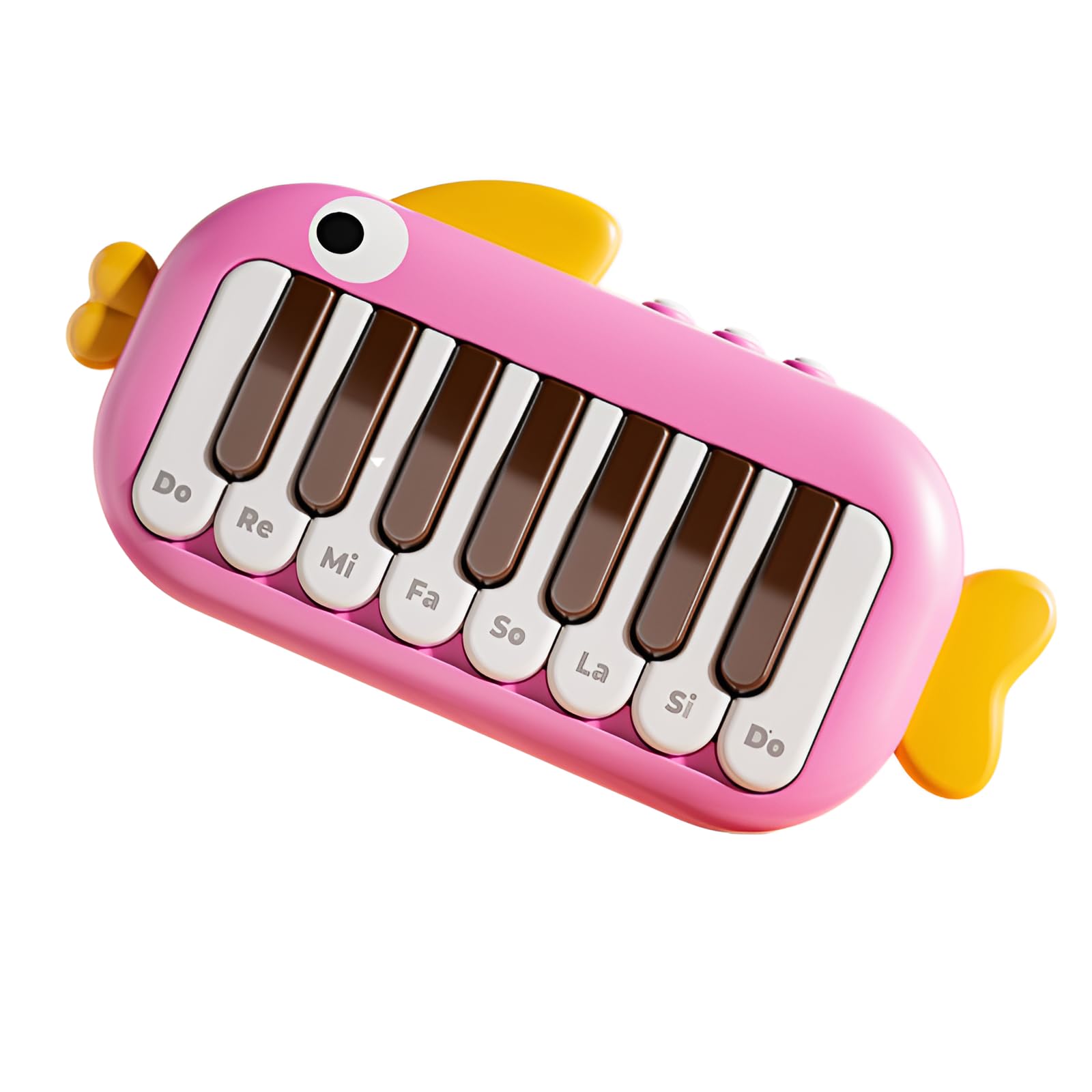 【子供用ピアノ】 音楽知育玩具 ポケット電子ピアノ 【護眼灯光】と跟弹モード 楽譜付き 幼児向け安全設計 男の子 女の子 に安心