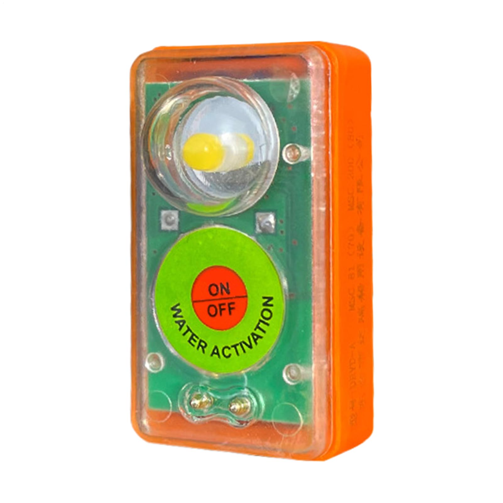 ライフジャケットストロボライト - 海洋安全信号、緊急配位|耐久性のある防水ストロボデバイス、ウォー..