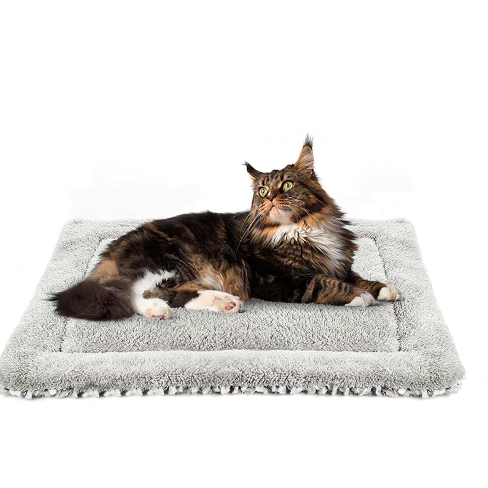 自己発熱 猫用ベッド | 冬用ペット両面式保温マット 小型動物 子犬 子猫 ウサギ対応 | 洗える毛布 ペット用品 屋外うさぎ 冬用 ソファ ケージ 家庭 小動物用