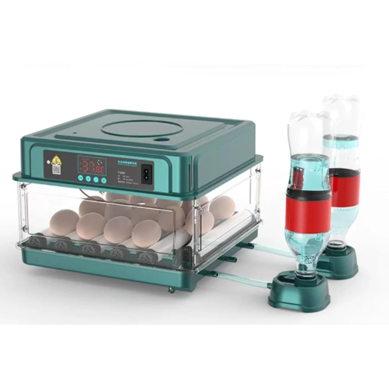 自動インキュベーター 自動孵卵器 孵卵機 自動転卵 卵孵化器 小型自動孵卵器 大容量 鳥類専用ふ卵器 自..