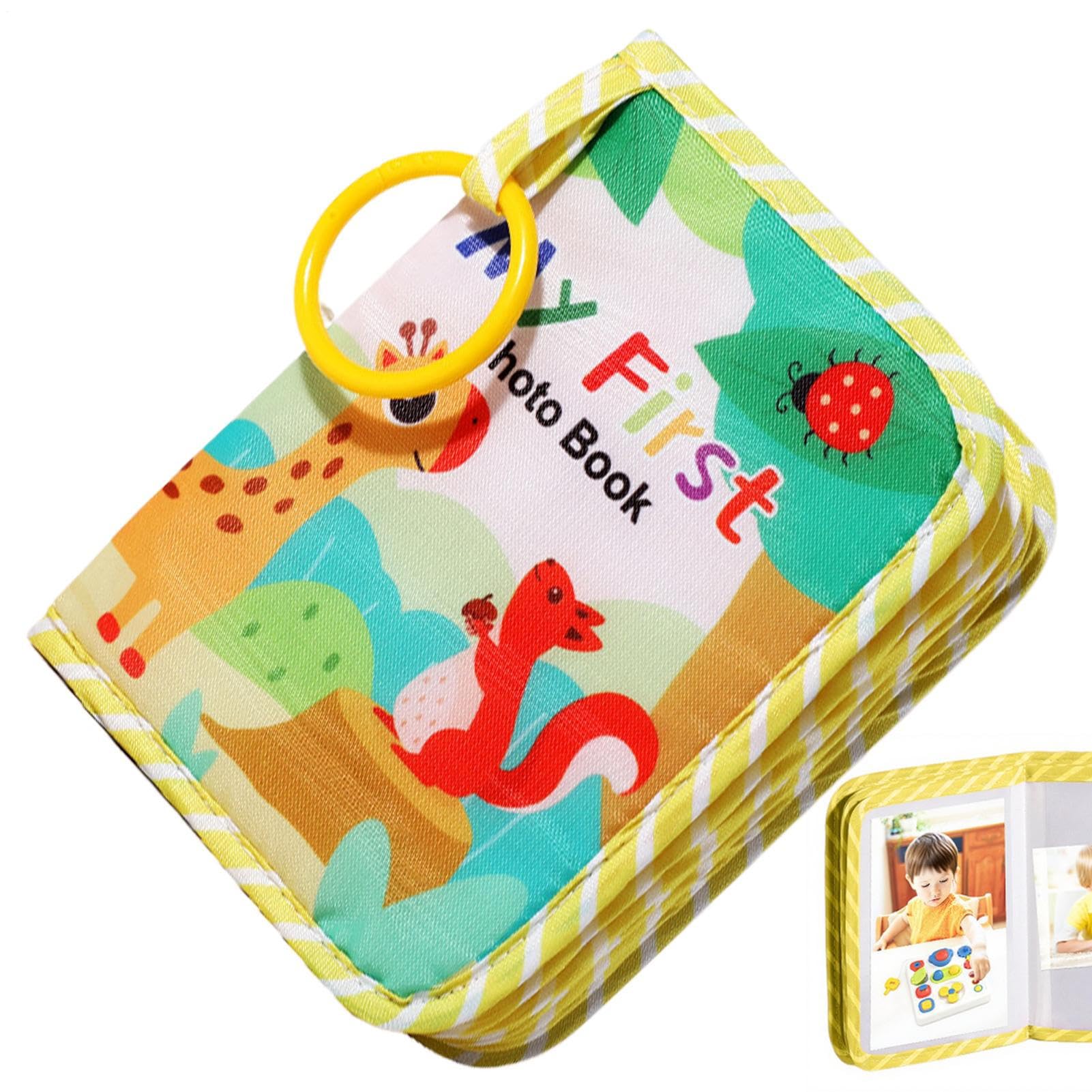 ベビーアルバム, 幼児成長記録フォトアルバム, ソフト布製キッズメモリー保存ブック, コレクター 熱心..