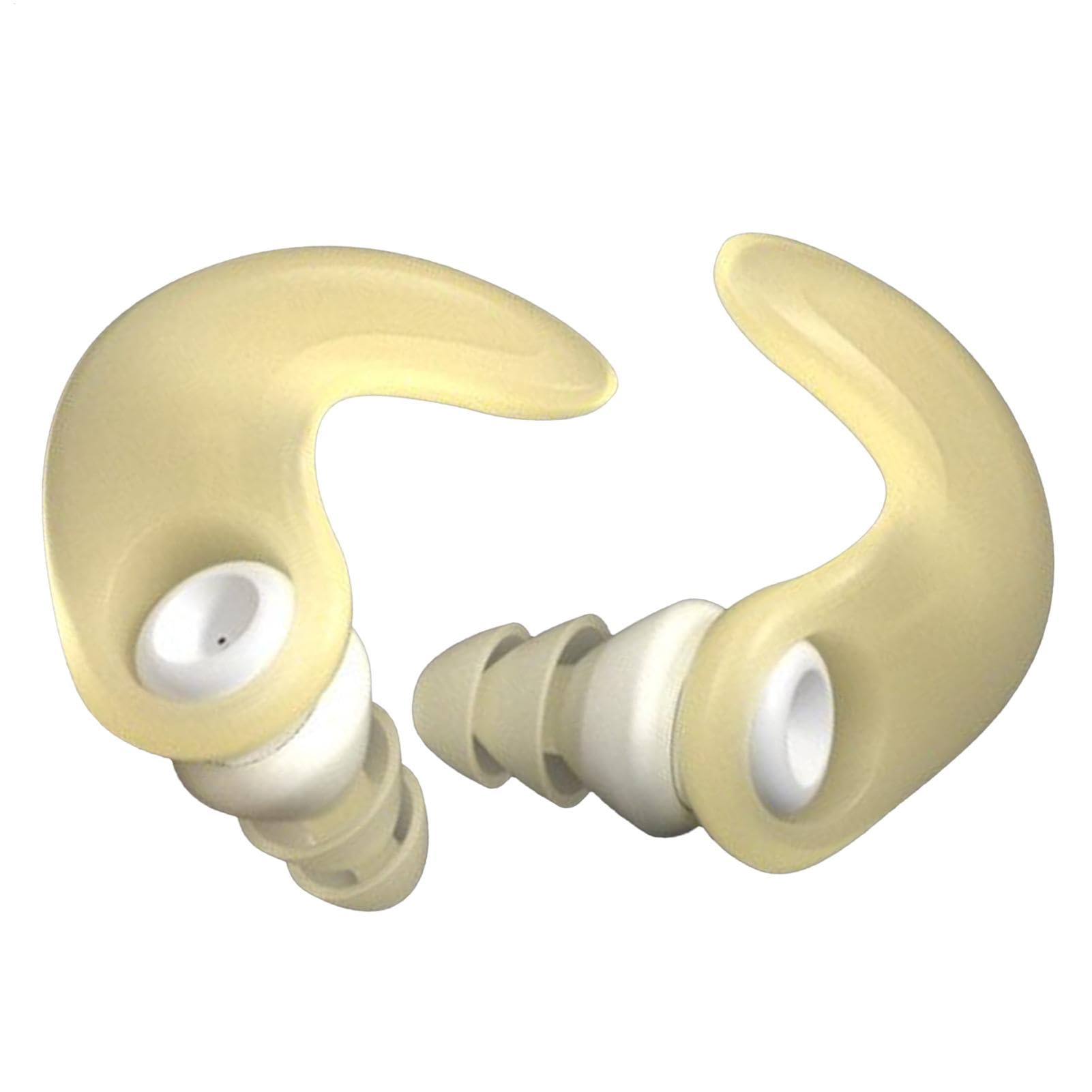 ノイズリダースイヤープラグ、耳栓のノイズキャンセル - シリコン防水ノイズ分離耳栓 | 楕円形が設計さ..